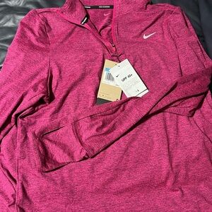 Women’s Nike running pink dry fit long sleeve